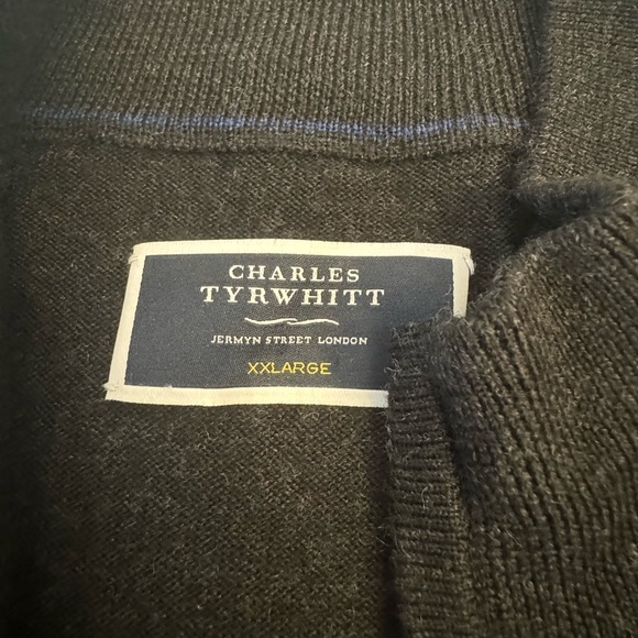 LOT OF 2! Charles Tyrwhitt Wool Vests- Gray&Navy, sz XXL - Picture 8 of 15